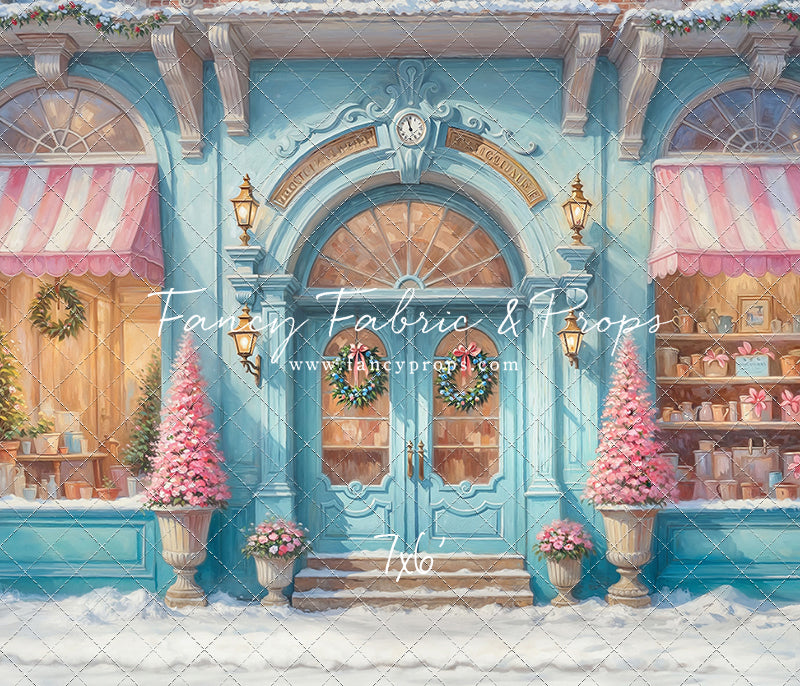 Snow-Kissed Winter Market - With Sweep Option