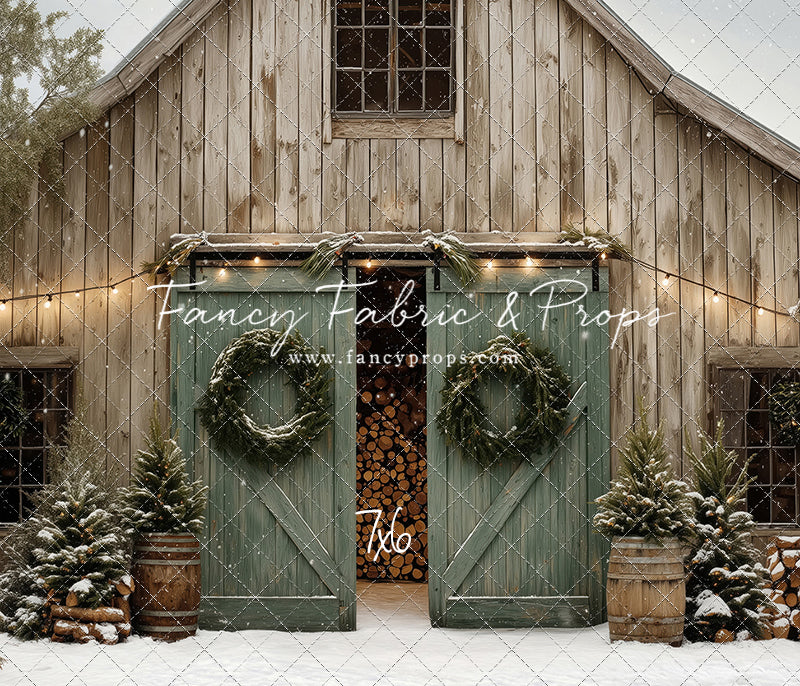 Snowfall Barn - with Sweep Option