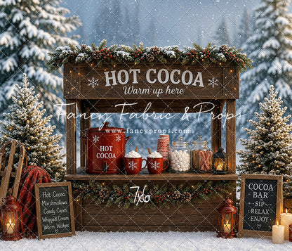 Snowflake Cocoa Station - With Sweep Option
