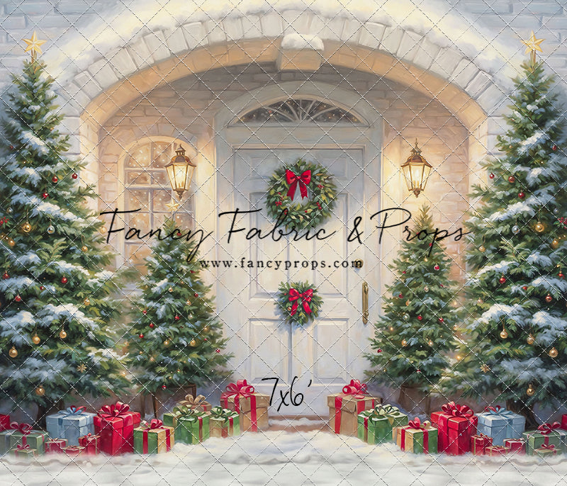 Snowy Doorstep Delight - With Sweep Option