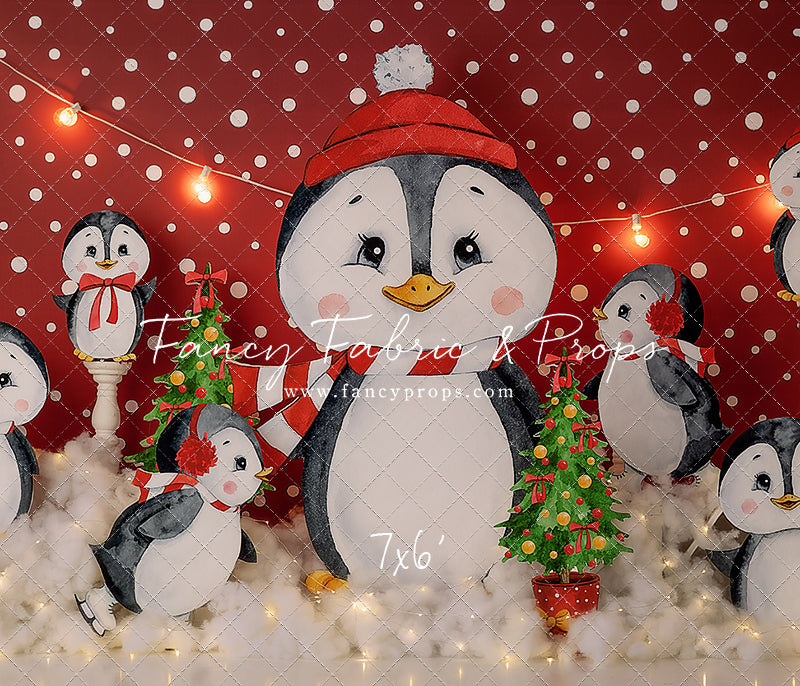 Snowy Penguin Friends