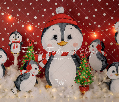 Snowy Penguin Friends