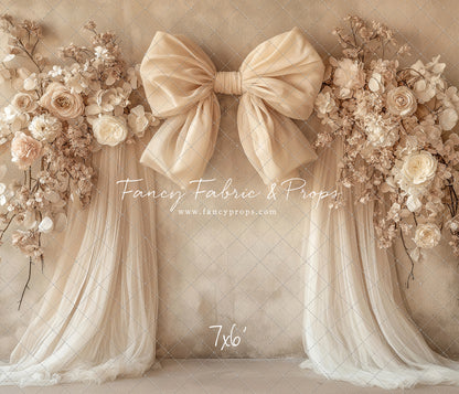 Soft Bow & Tulle - With Sweep Option