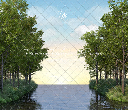 Spring at the Lake - With Sweep Option