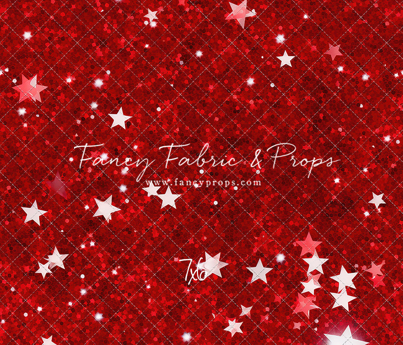Starry Red Sparkle