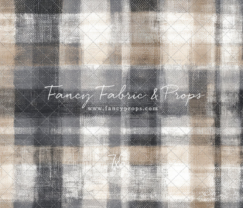 Stone & Sand Tartan - With Sweep Option