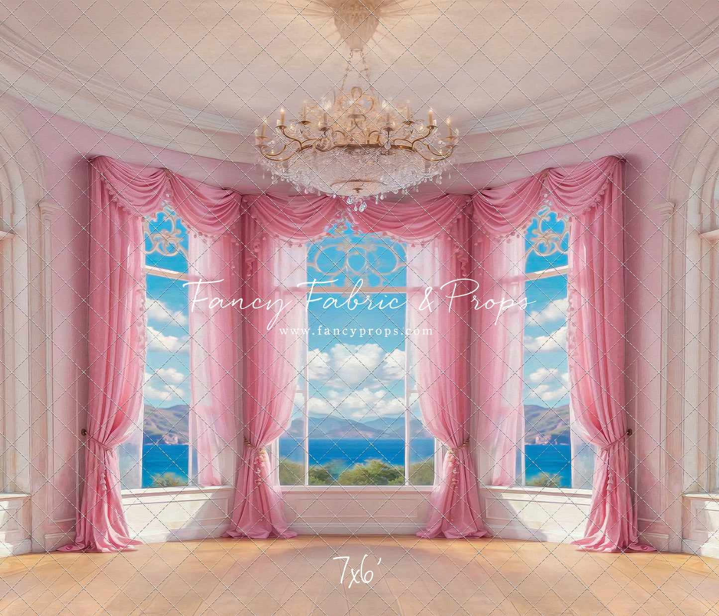 Summer Season Victorian Window - Wood Floor - With Sweep Option