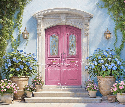 Summertime Patio - Pink Door - With Sweep Option