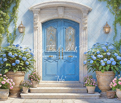 Summertime Patio - Blue Door - With Sweep Option