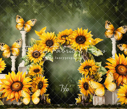 Sunny Flowers & Butterflies