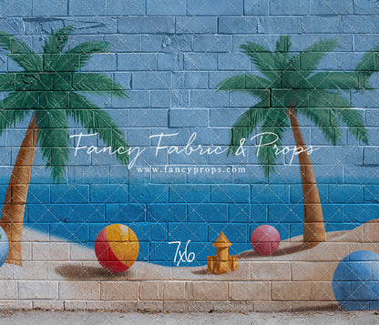Sunny Shores Mural - With Sweep Option