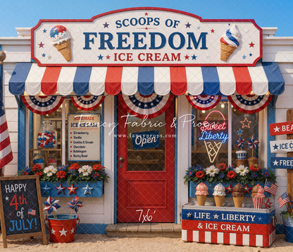 Sweet Liberty Ice Cream - With Sweep Option
