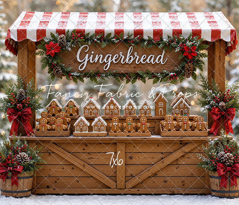 Sweet Spruce Gingerbread Stand - With Sweep Option