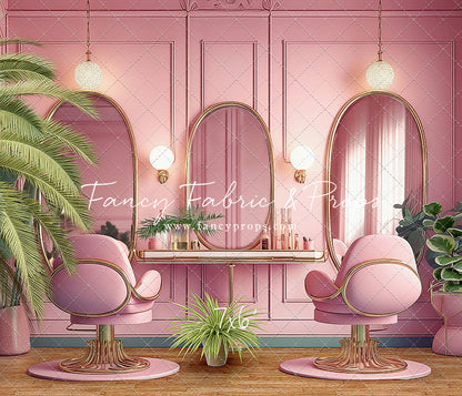 Teresa's Vanity - Wood Floor Option - With Sweep Option