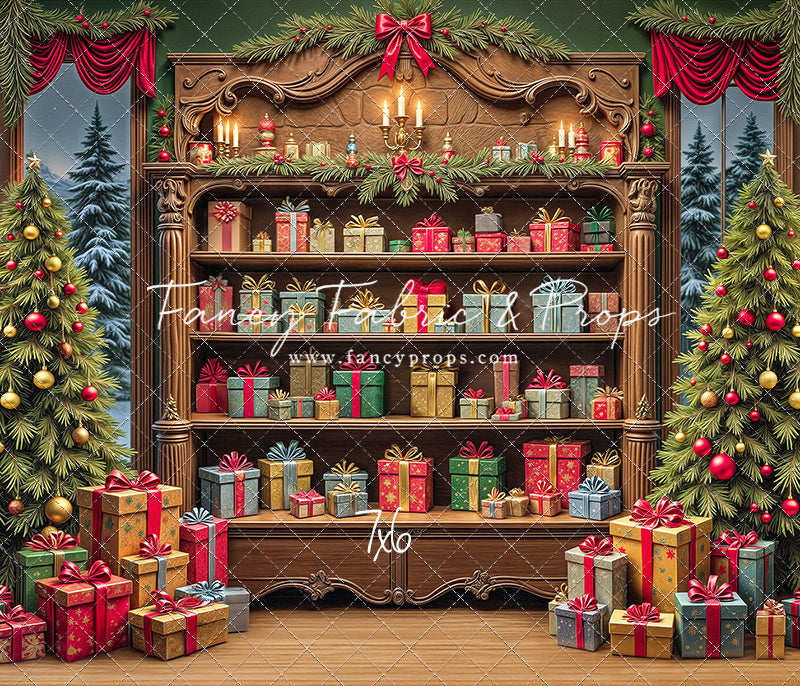 The Christmas Curio Cabinet - with Sweep Option