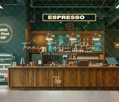 The Coffee Spot - White Floor Version - With Sweep Option