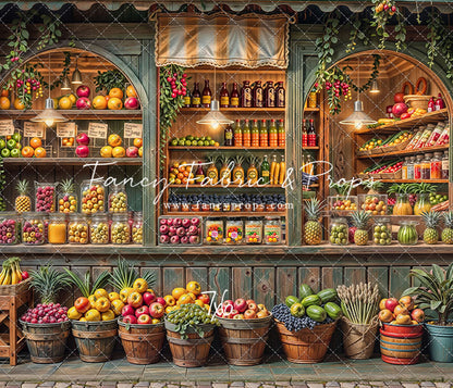 Tropical Fruit Market - With Sweep Option