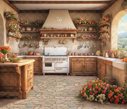 Tuscan Kitchen- With Sweep Option