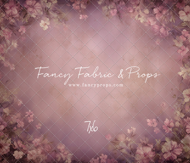 Vintage Mauve Petals - With Sweep Option