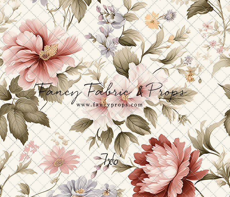 Vintage Pastel Blooms