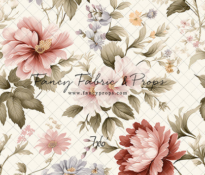 Vintage Pastel Blooms