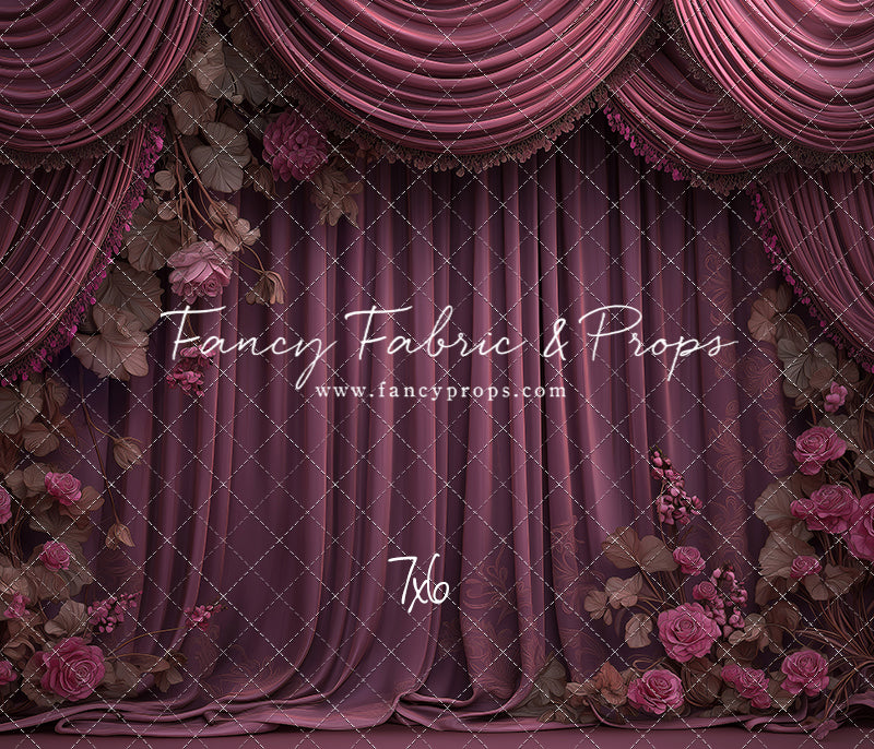 Vintage Plum Romance - With Sweep Option