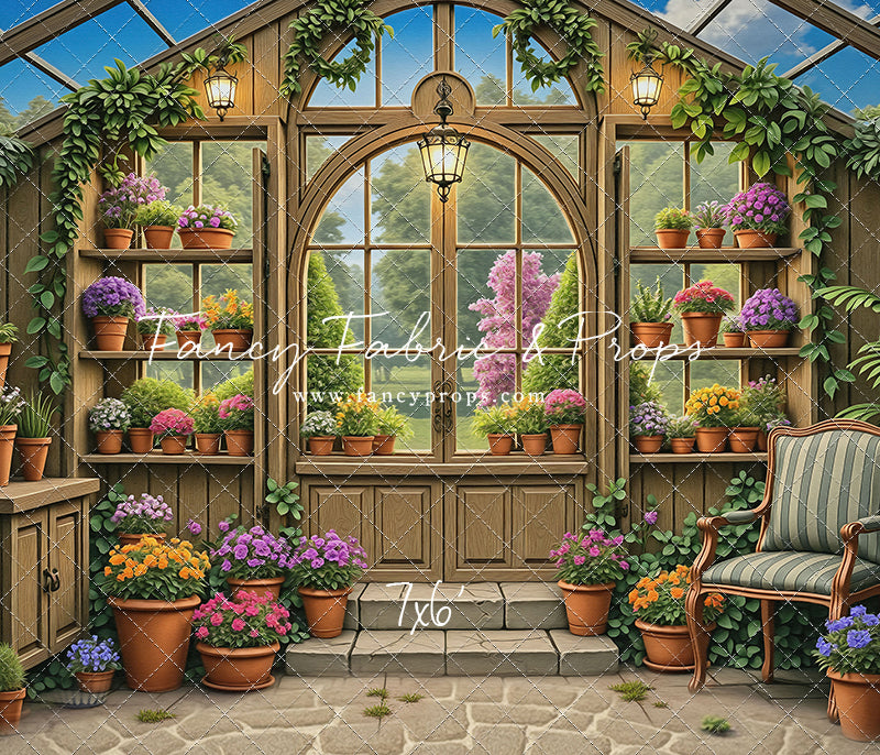 Violet Lavender Greenhouse - With Sweep Option