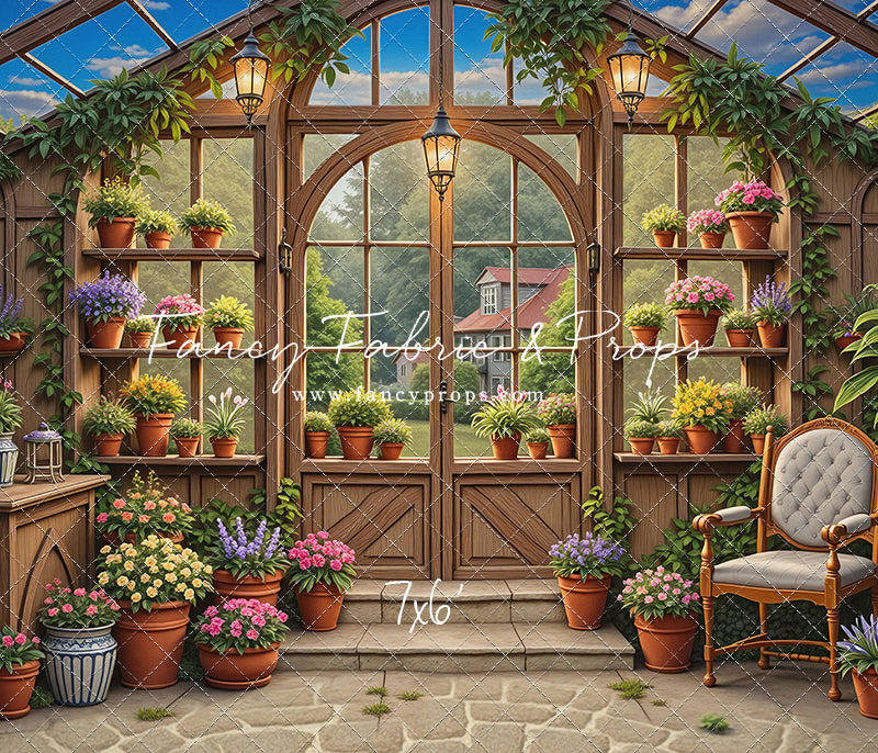 Vivid Blooming Greenhouse - With Sweep Option