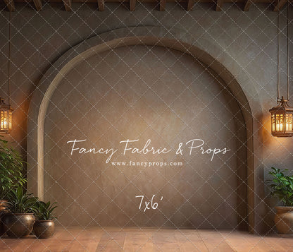 Warm Amber Archway - No Bench - With Sweep Option