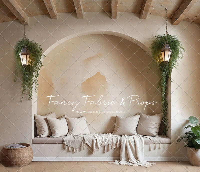 Warm Beige Comforts - Tile Floor - With Sweep Option