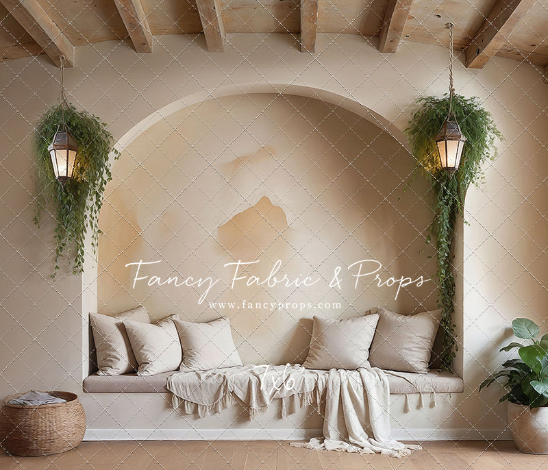 Warm Beige Comforts - Wood Floor - With Sweep Option