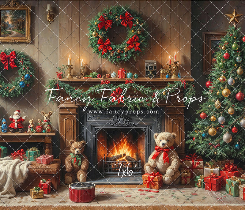 Warm Christmas Corner - With Sweep Option