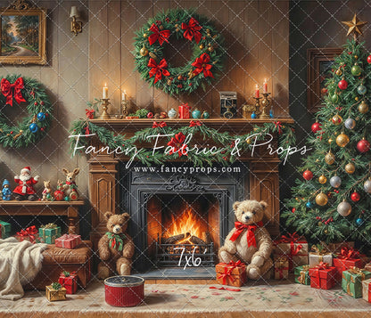 Warm Christmas Corner - With Sweep Option