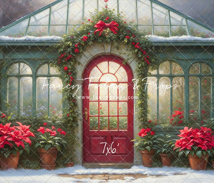 Whimsical Winter Greenhouse - With Sweep Option