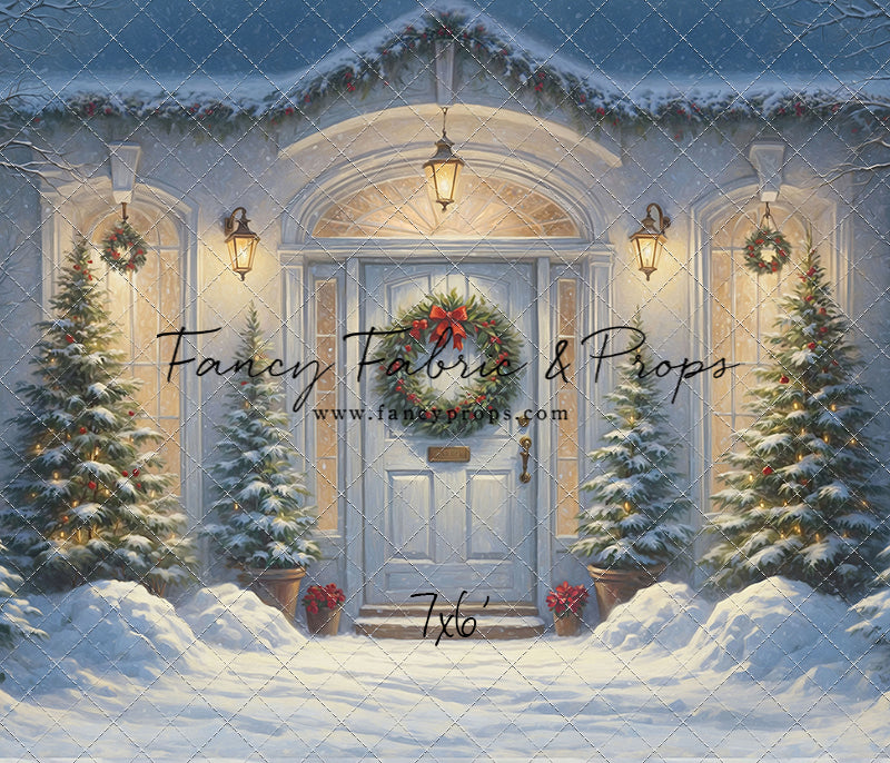 White Christmas Welcome - With Sweep Option