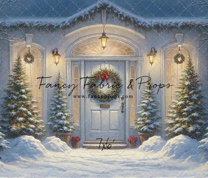 White Christmas Welcome - With Sweep Option