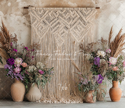 Wildflower Macrame - With Sweep Option