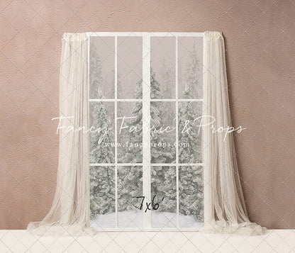 Woodland Winter Window