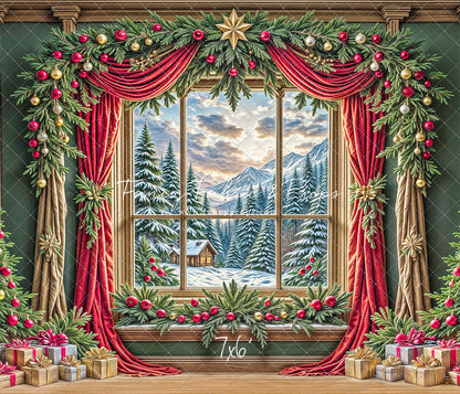 Yuletide Bloom View - with Sweep Option