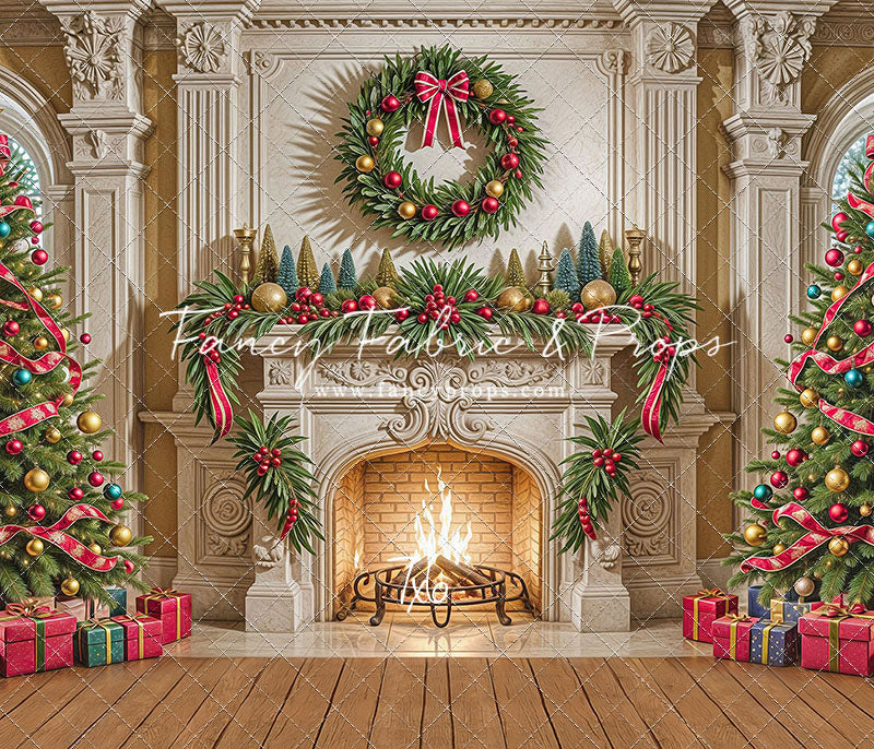 Yuletide Hearth - with Sweep Option