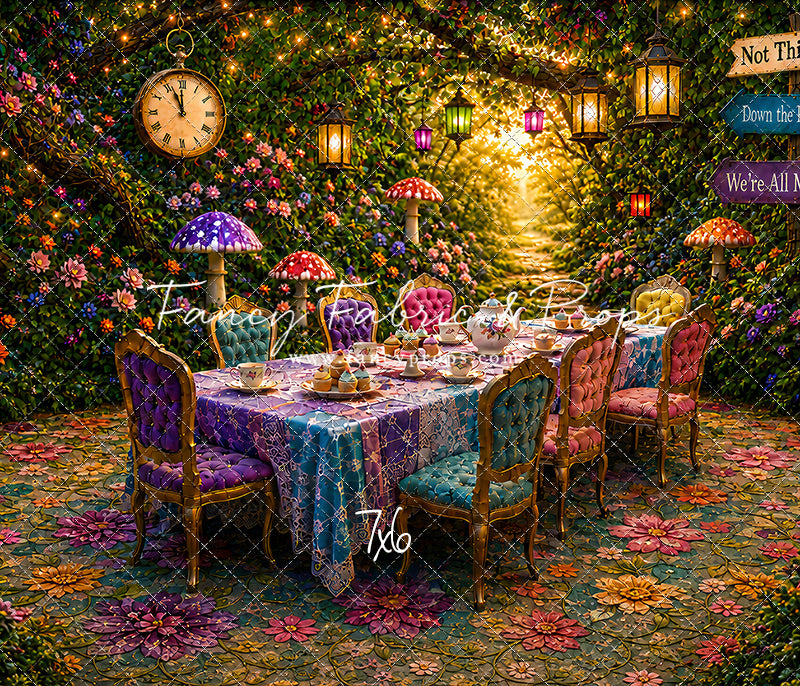 Blooming Garden Tea Party - With Sweep Option