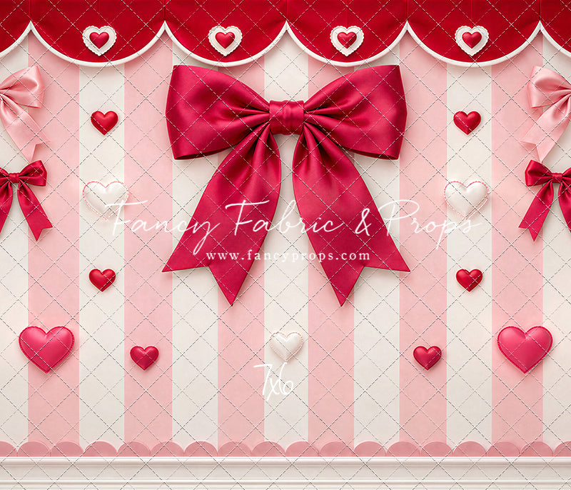 Bow Tied Valentine Wall - With Sweep Option
