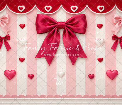Bow Tied Valentine Wall - With Sweep Option