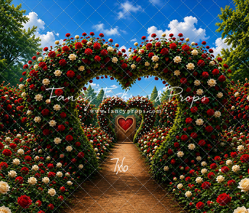 Heart Shaped Garden - With Sweep Option