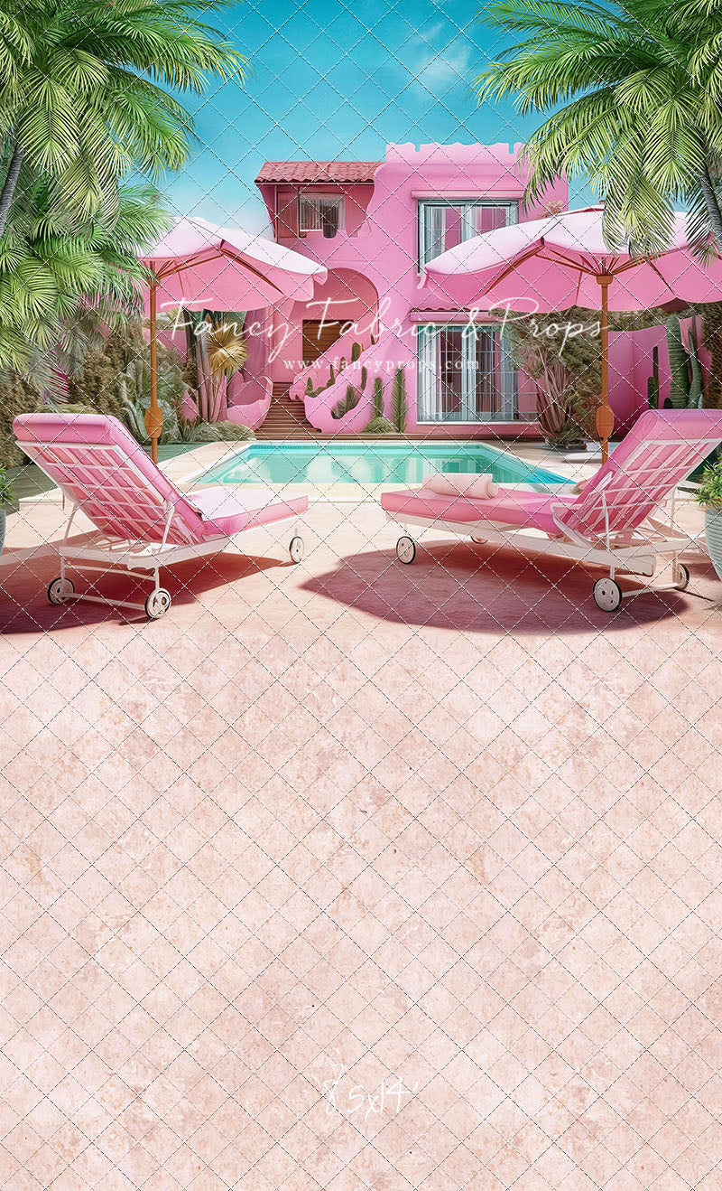 Barbie's Poolside Vacation - Pavement Floor - With Sweep Option