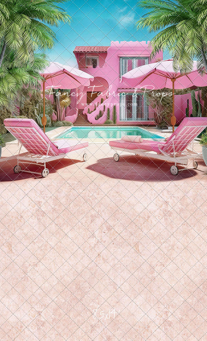 Barbie's Poolside Vacation - Pavement Floor - With Sweep Option