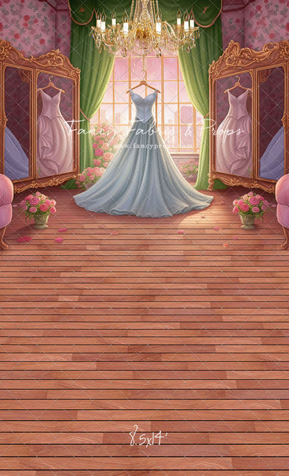 Dress Like A Princess - Ice Blue Dress - With Sweep Option