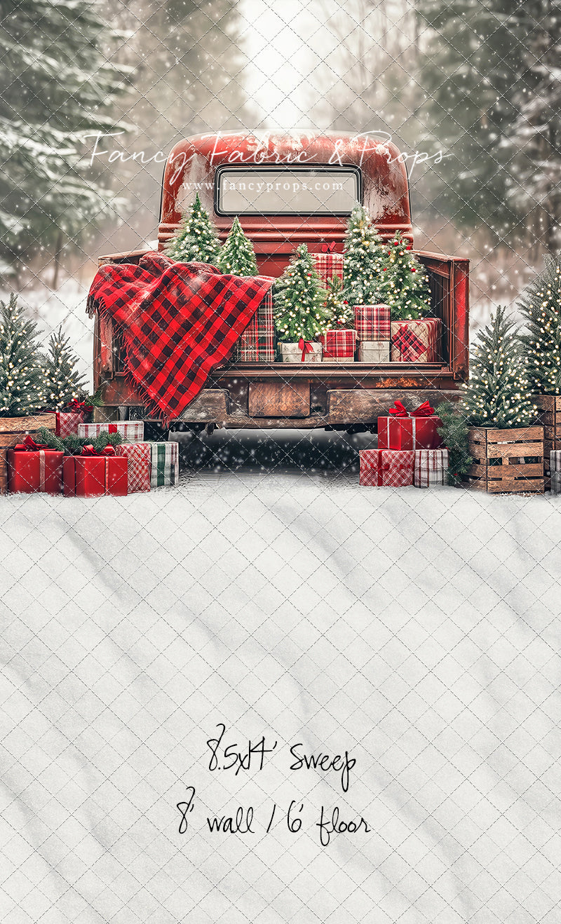 Festive Pickup Truck - with Sweep Option