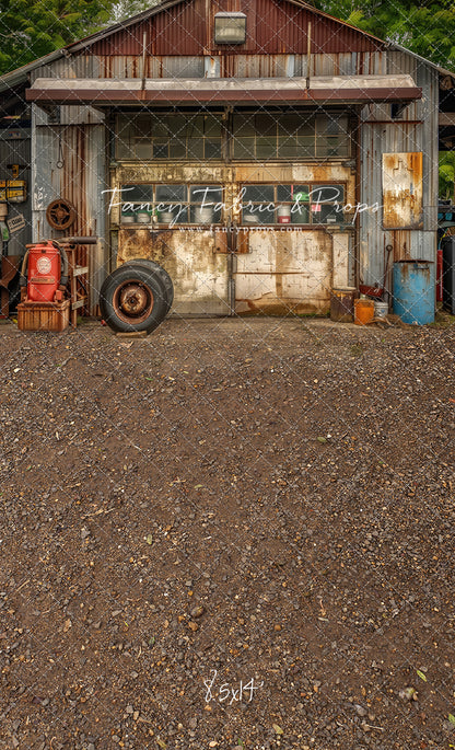 Old Rustic Garage - With Sweep Option
