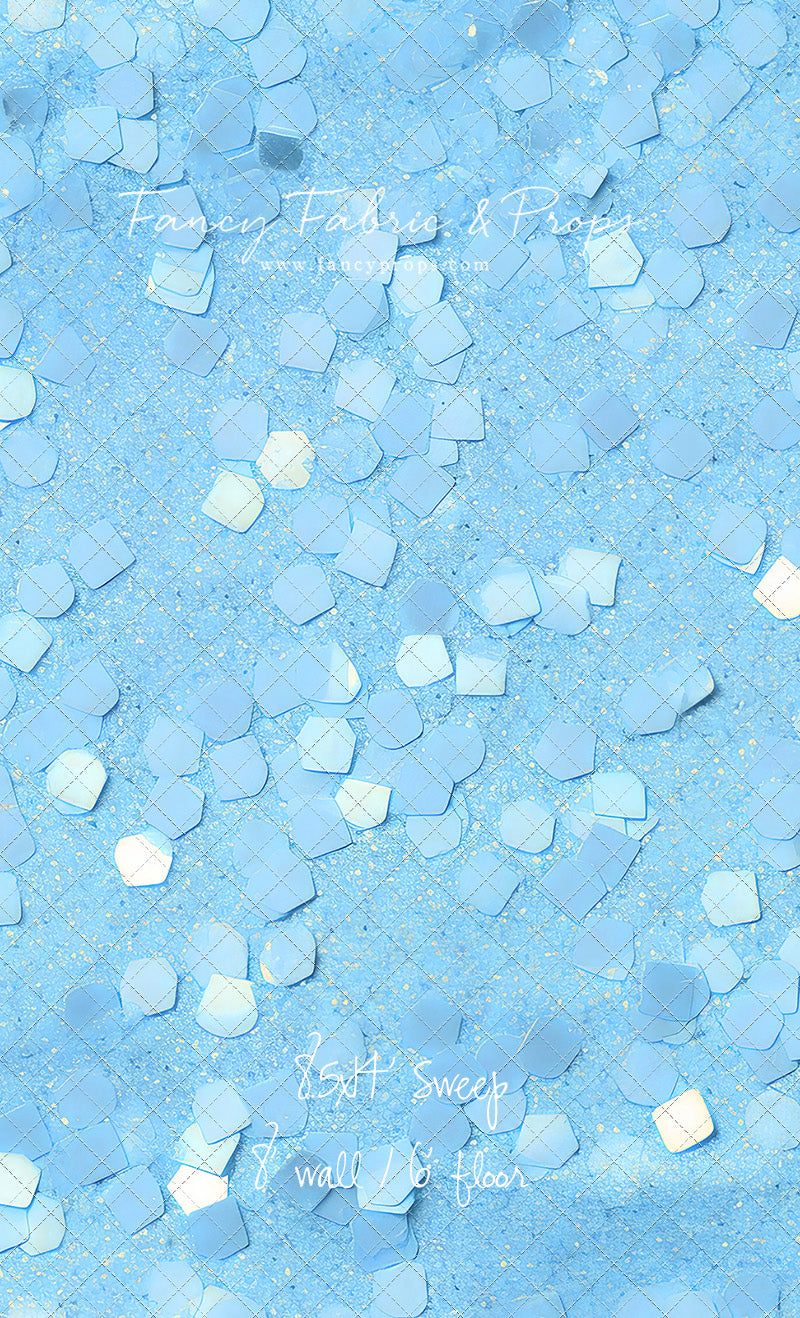 Power Blue Confetti